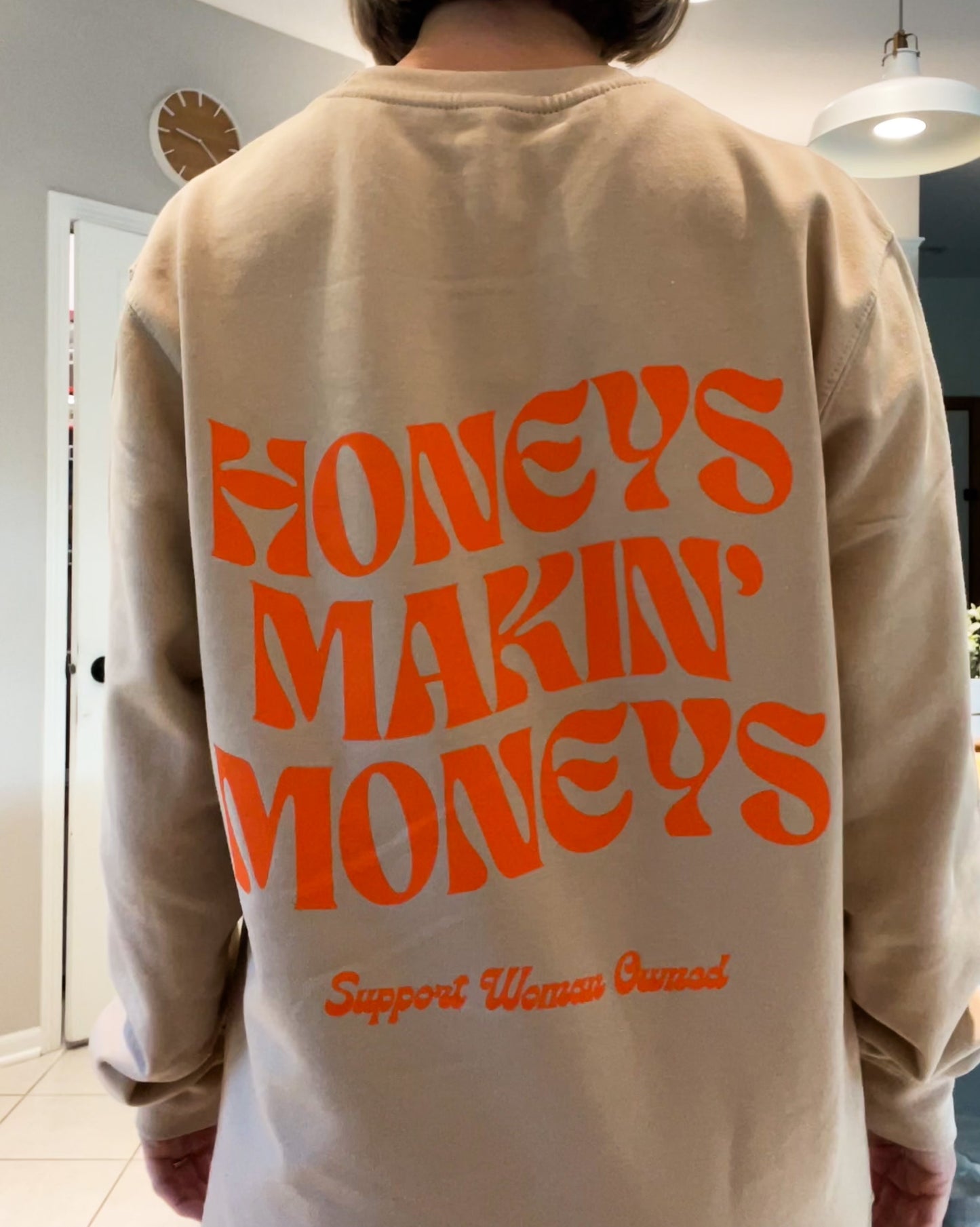 honeys making moneys crewneck sweatshirt