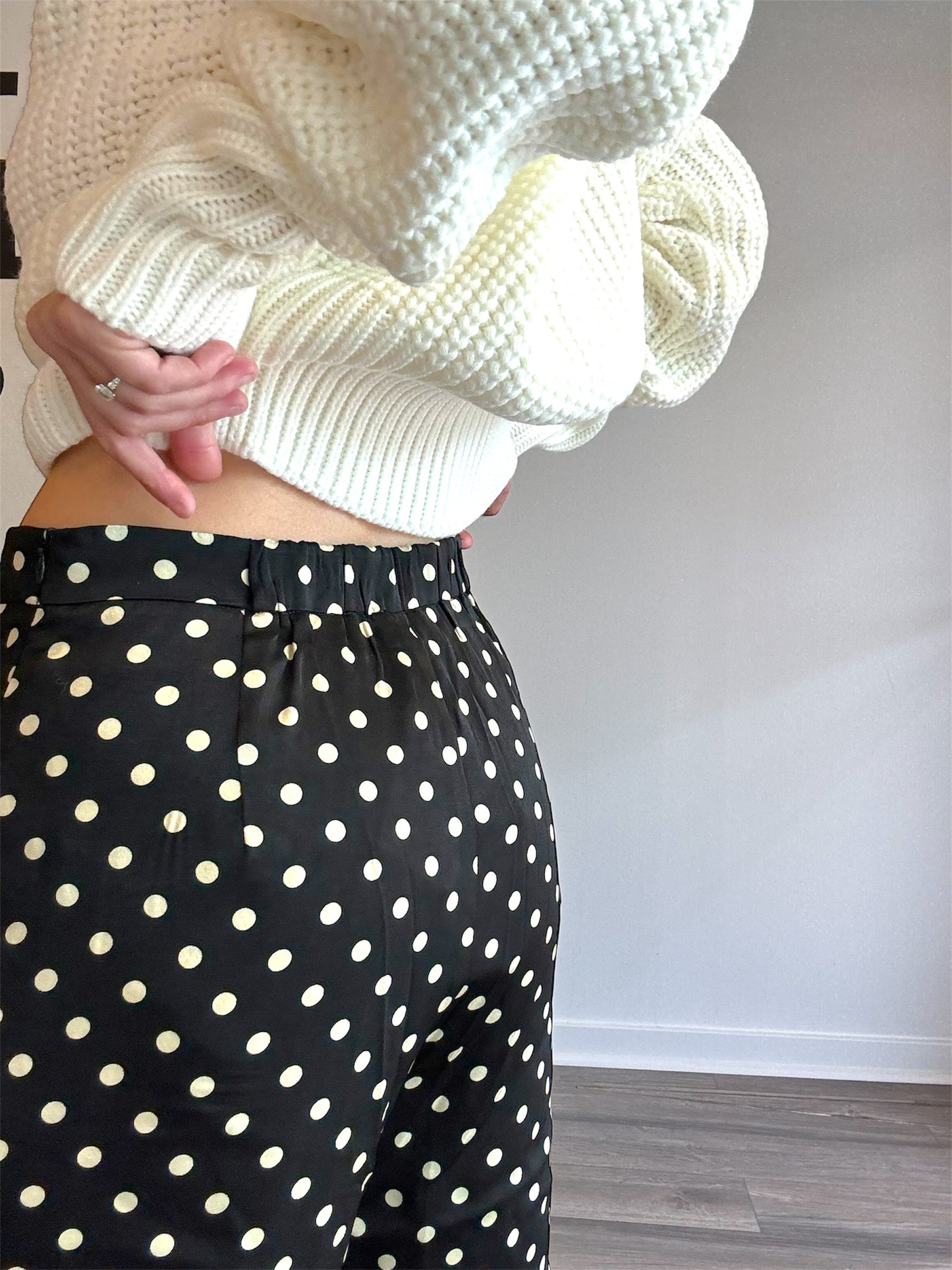 polka dot pant trouser