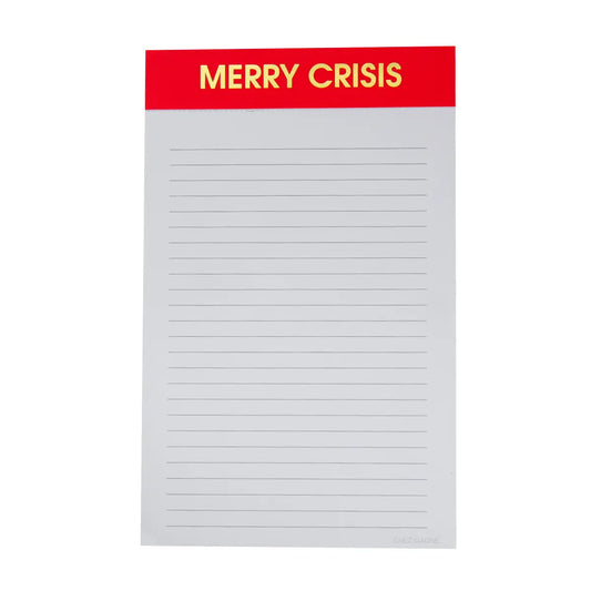 merry crisis notepad