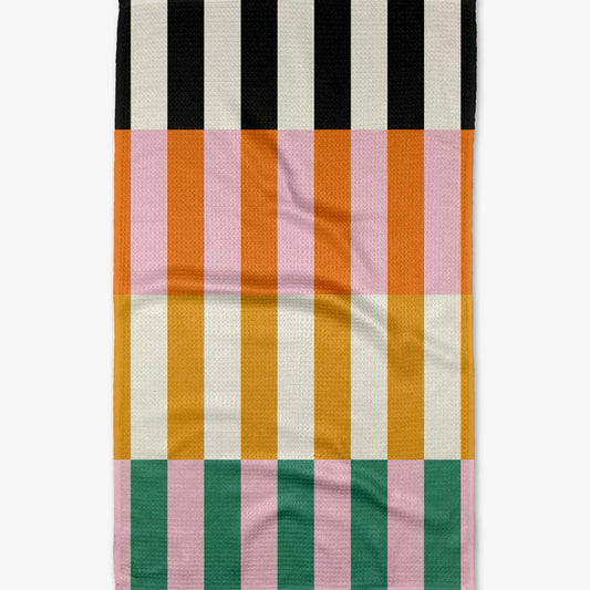 geometry tea towel - stacked stripes