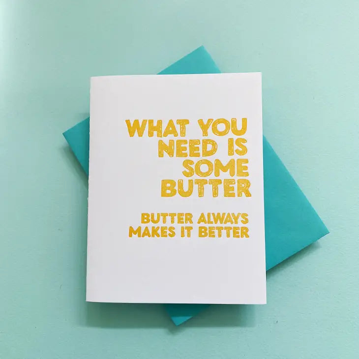 Butter Always Helps card