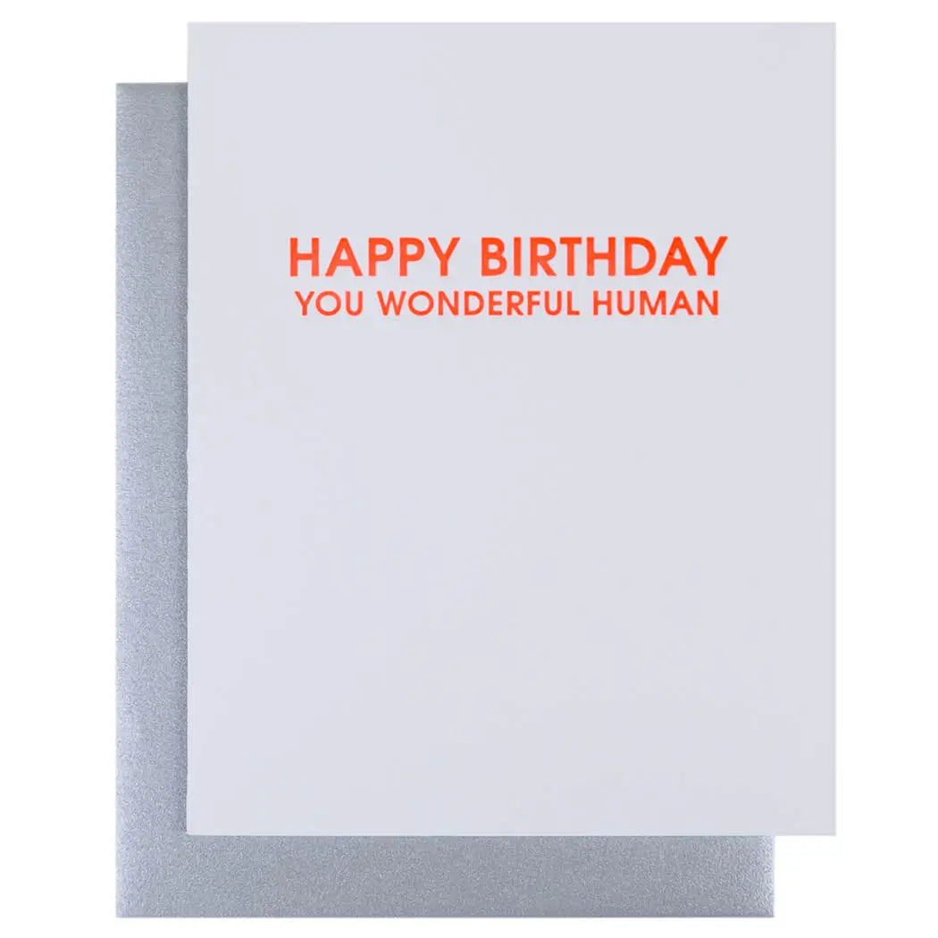 Birthday Wonderful Human card