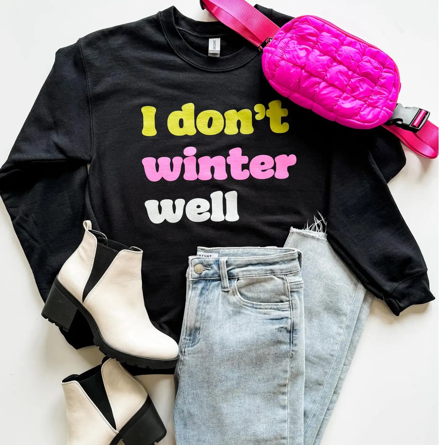 i don't winter well sweatshirt