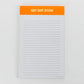 Get Shit Done notepad
