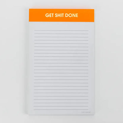 get shit done notepad for teachers, office, and gifts.