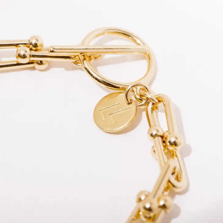 Gretta gold chain bracelet