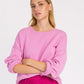 Uber soft Leslie sweater in pink