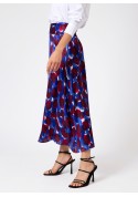 cory patterned midi skirt