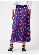 Cory patterned midi skirt