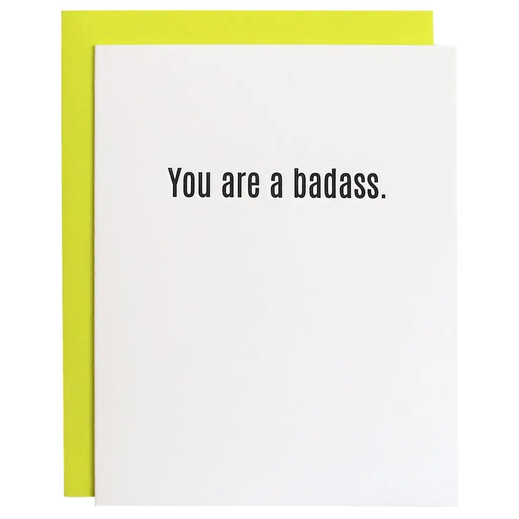 You Are A Badass card