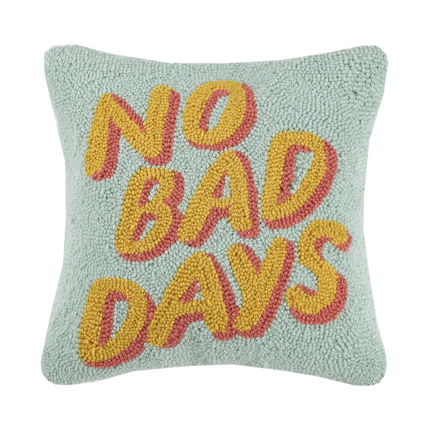 No Bad Days throw pillow
