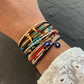 Delicate Seed Bead Bracelet - Evil Eye