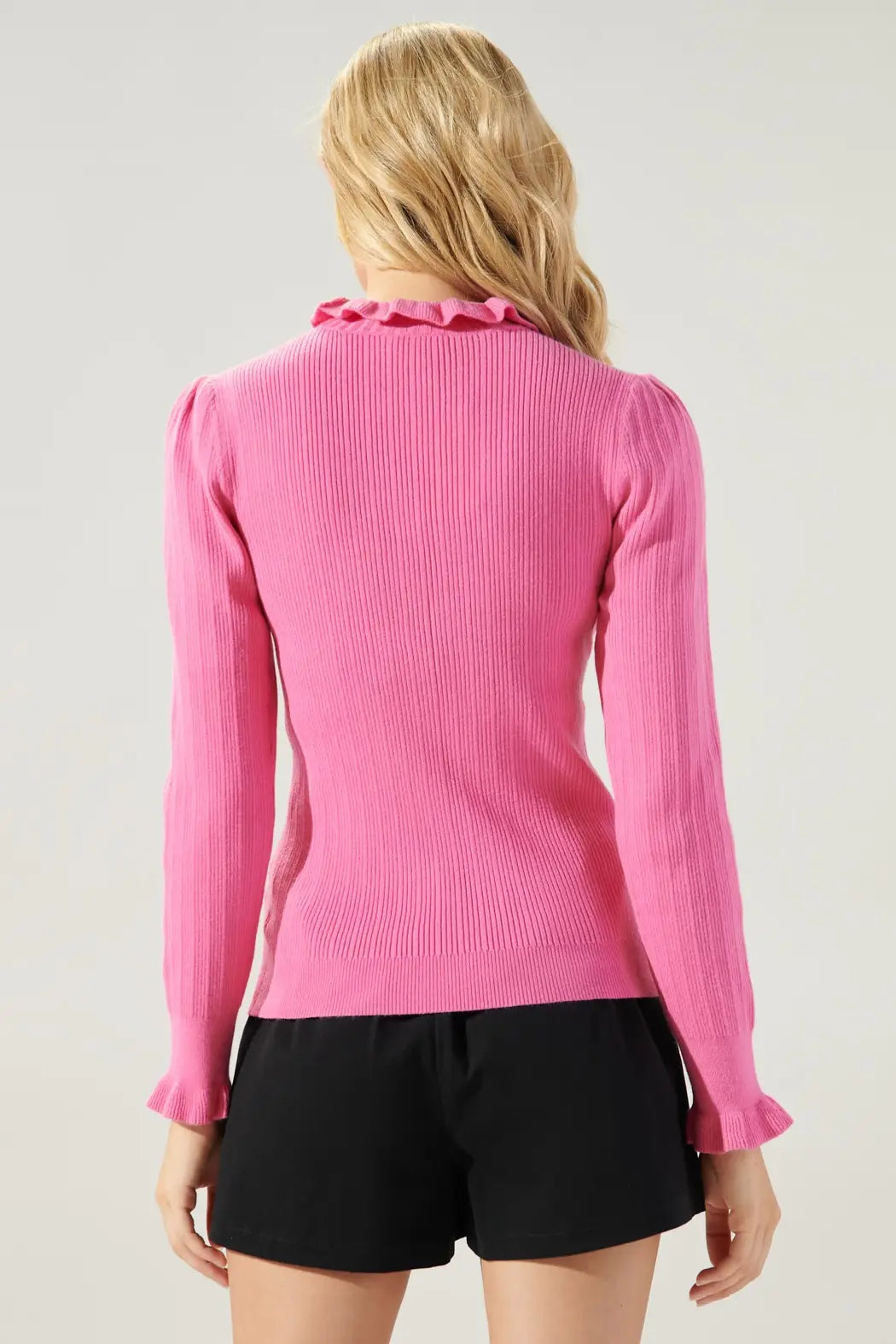 Bubble Gum Pink knit top