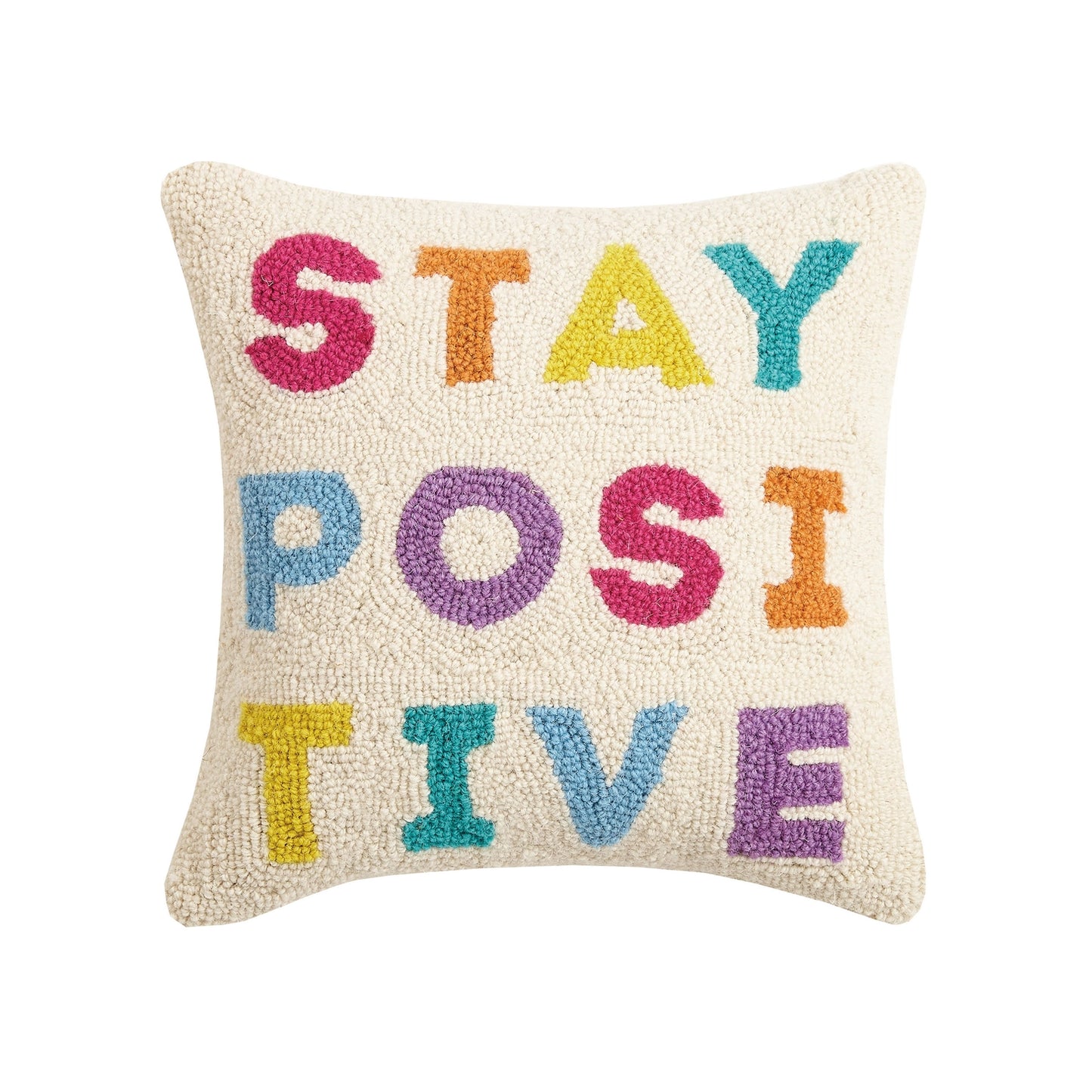 Stay Positive 14x14 accent pillow