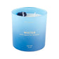 Water Element Crystal Candle - Sea Salt Scented with Blue Agate